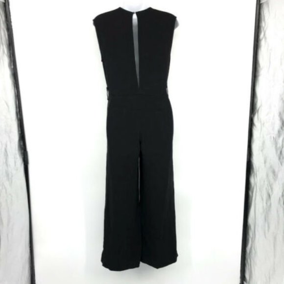 Iro Crew Jumpsuit 8 Slit Open Back Crop Wide Leg - Picture 8 of 14